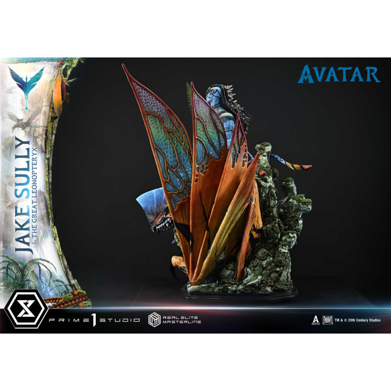 Prime 1 Studio Avatar - Jake Sully & Der große Leonopteryx Deluxe Bonus Version 1/4