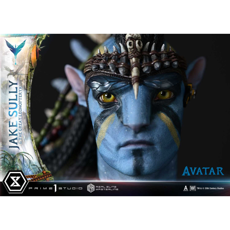 Prime 1 Studio Avatar - Jake Sully & Der große Leonopteryx Deluxe Bonus Version 1/4