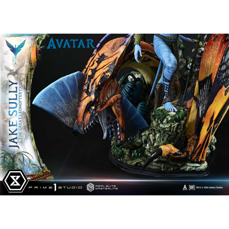 Prime 1 Studio Avatar - Jake Sully & Der große Leonopteryx Deluxe Bonus Version 1/4