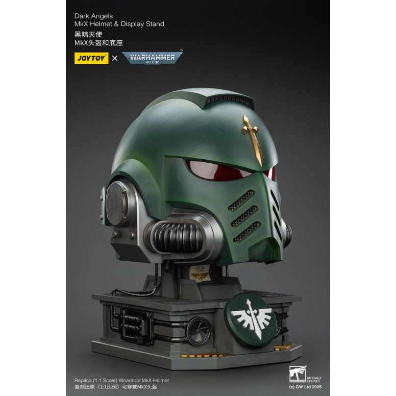 JoyToy - Warhammer 40000 - Dark Angels MkX Helm und Display-Ständer 1/1