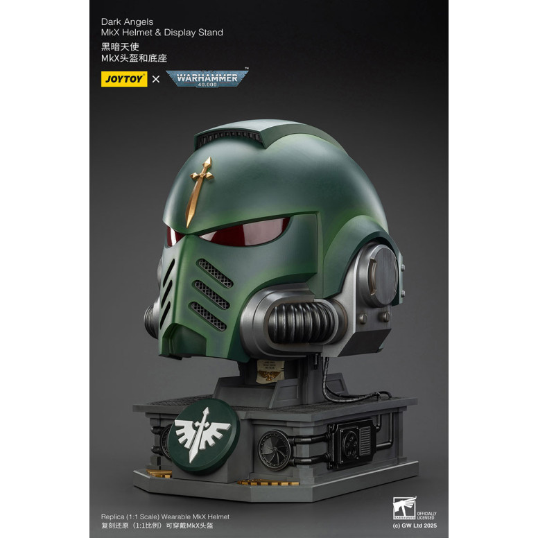 JoyToy - Warhammer 40000 - Dark Angels MkX Helm und Display-Ständer 1/1