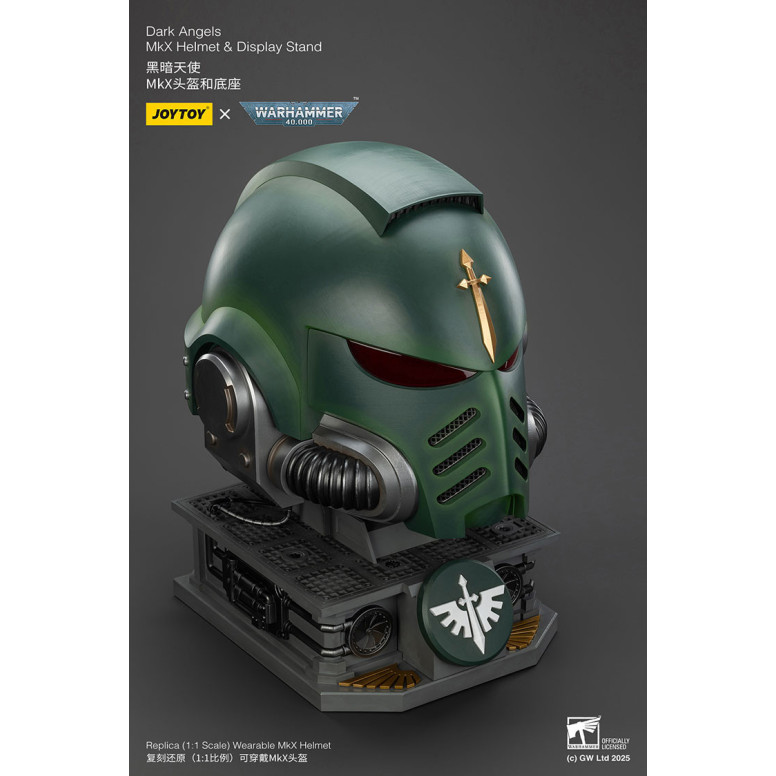 JoyToy - Warhammer 40000 - Dark Angels MkX Helm und Display-Ständer 1/1