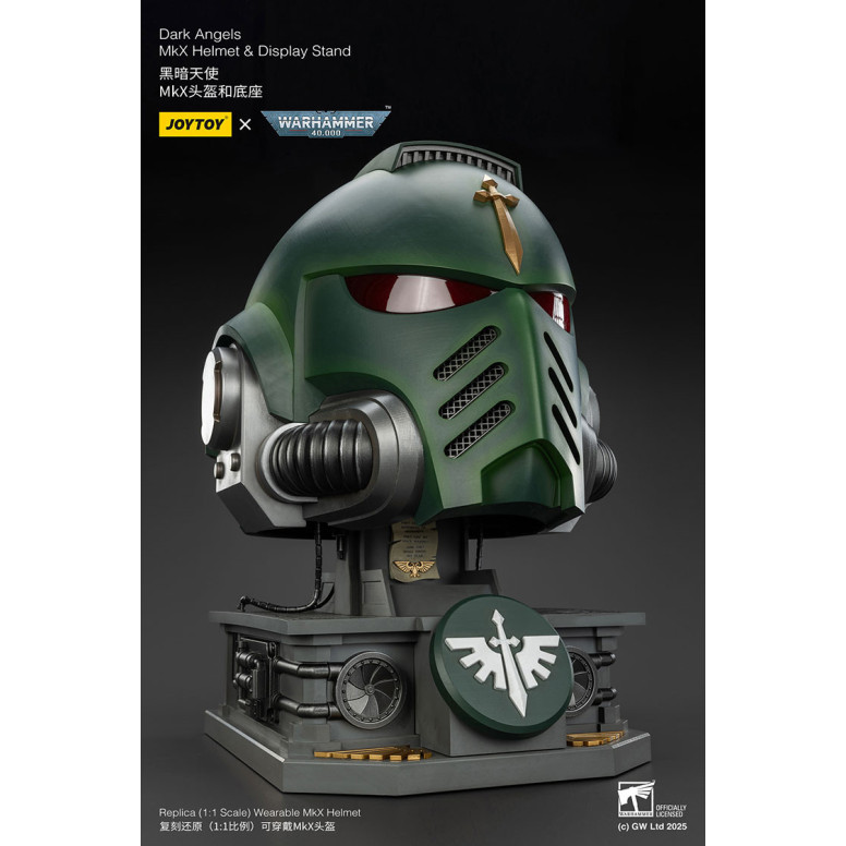 JoyToy - Warhammer 40000 - Dark Angels MkX Helm und Display-Ständer 1/1