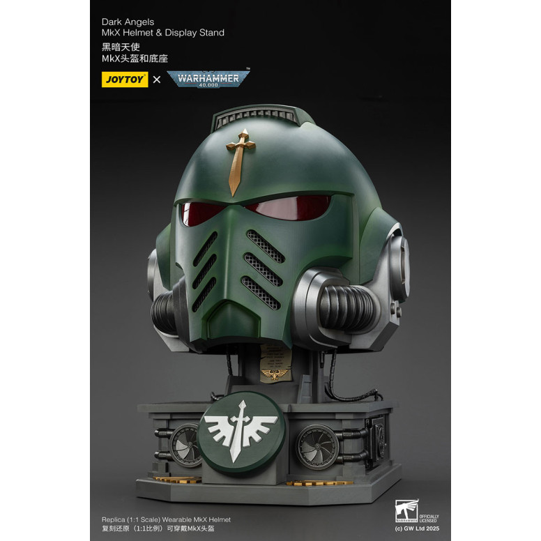 JoyToy - Warhammer 40000 - Dark Angels MkX Helm und Display-Ständer 1/1