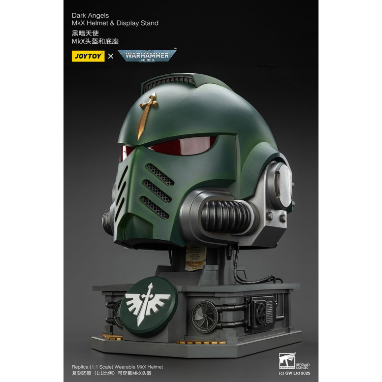 JoyToy - Warhammer 40000 - Dark Angels MkX Helm und Display-Ständer 1/1
