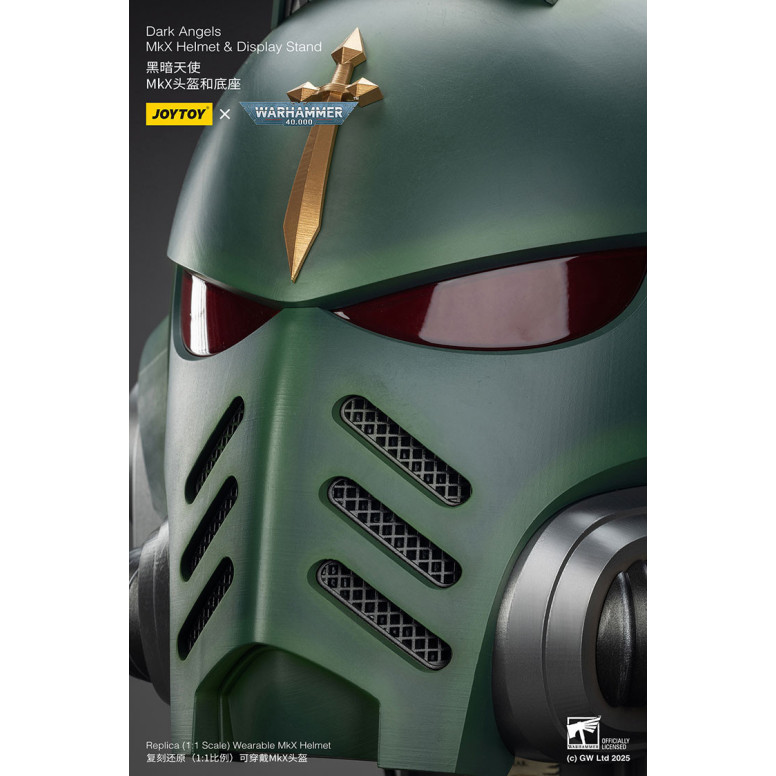 JoyToy - Warhammer 40000 - Dark Angels MkX Helm und Display-Ständer 1/1