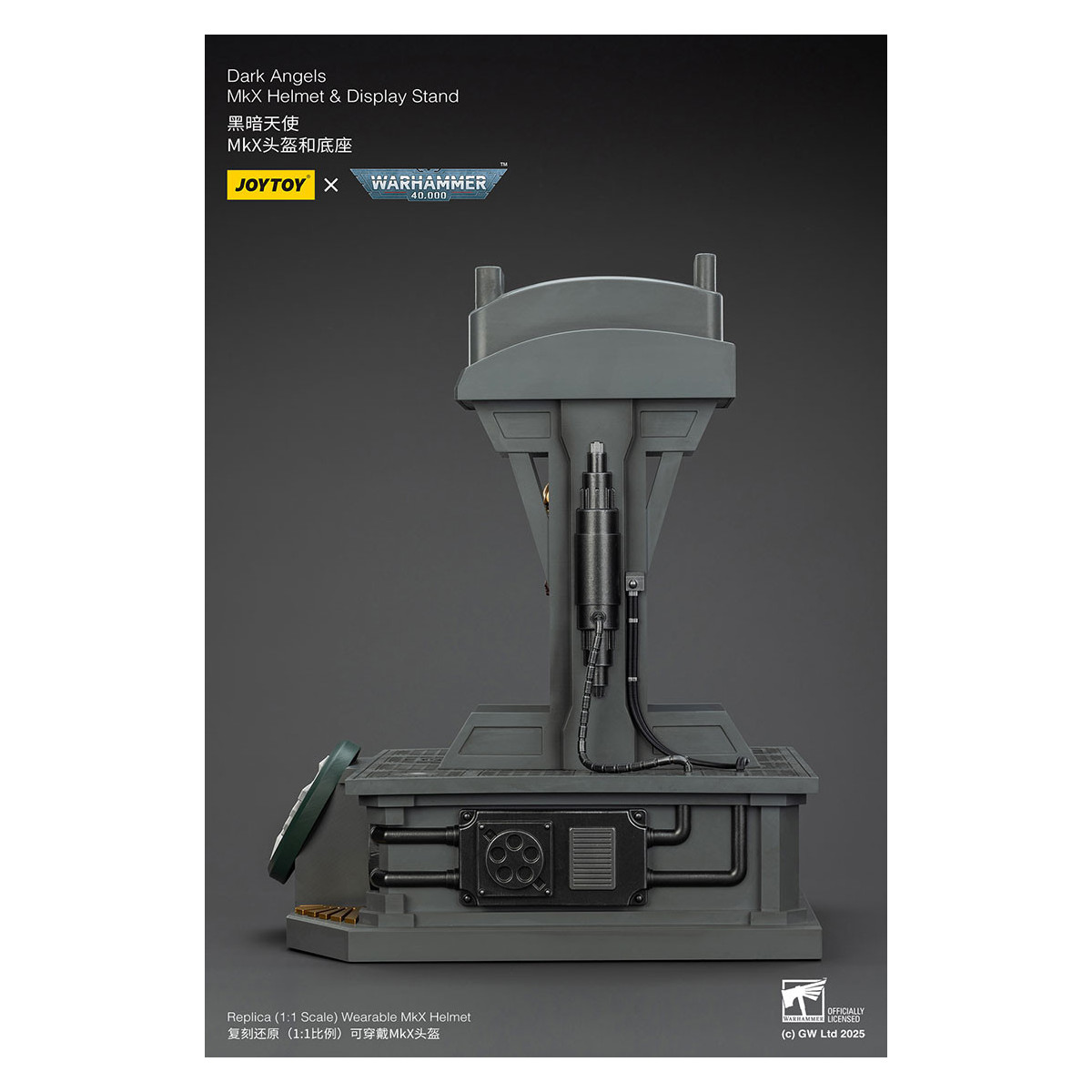 JoyToy - Warhammer 40000 - Dark Angels MkX Helm und Display-Ständer 1/1