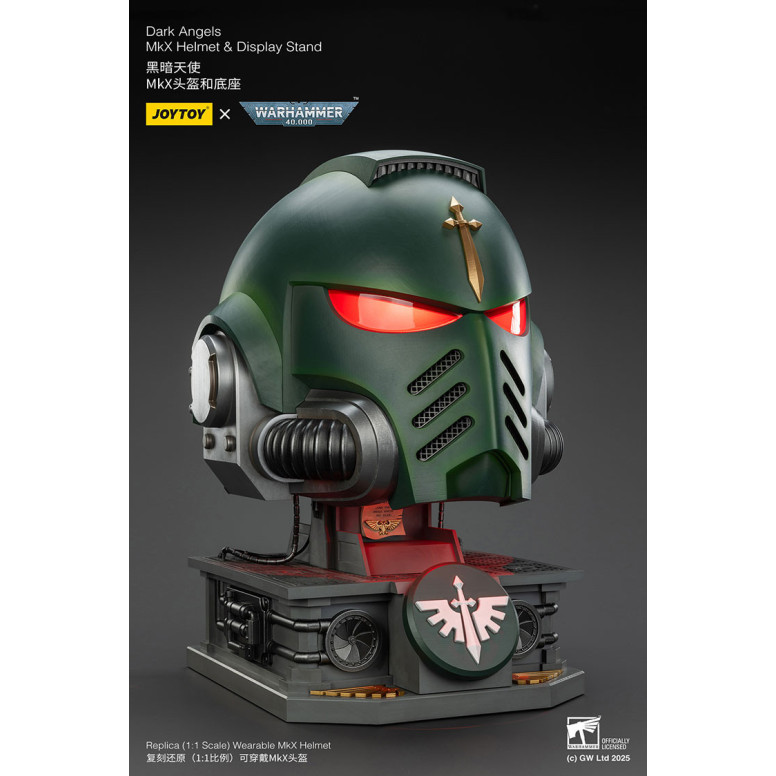JoyToy - Warhammer 40000 - Dark Angels MkX Helm und Display-Ständer 1/1