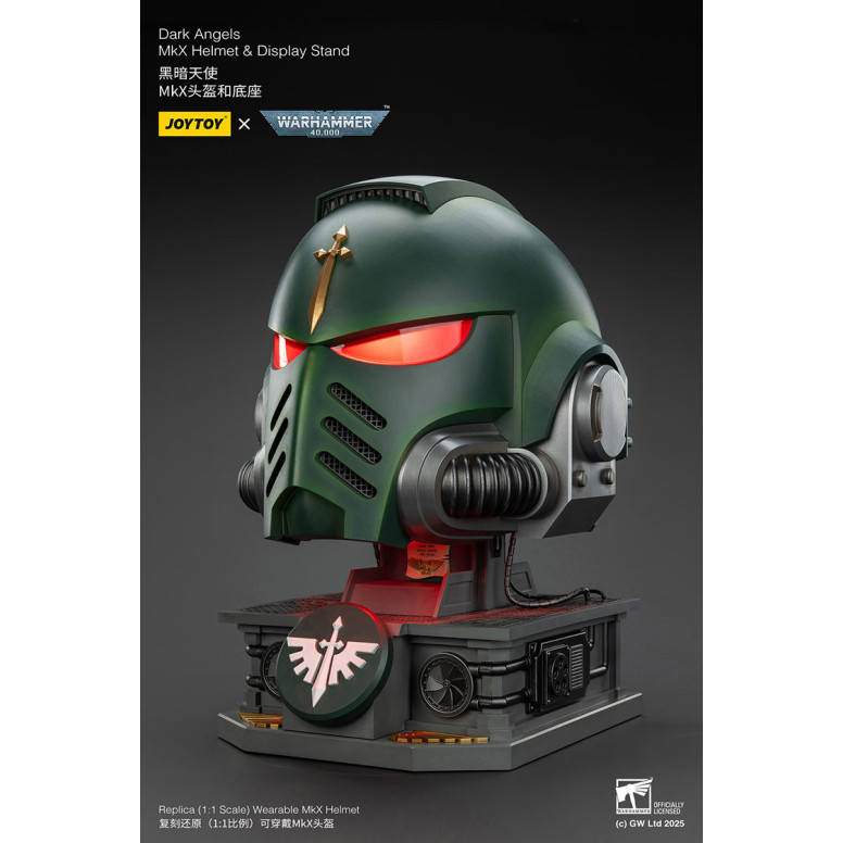 JoyToy - Warhammer 40000 - Dark Angels MkX Helm und Display-Ständer 1/1
