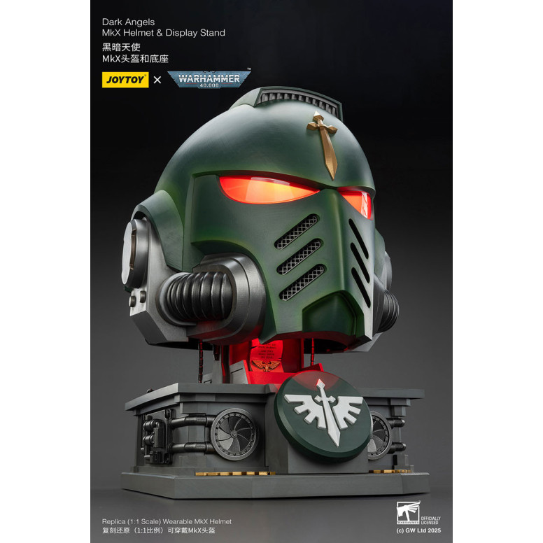 JoyToy - Warhammer 40000 - Dark Angels MkX Helm und Display-Ständer 1/1