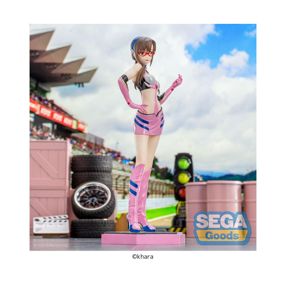 SEGA Waren Luminasta - Mari Makinami Illustrious Pit Walk - Neon Genesis Evangelion RACING