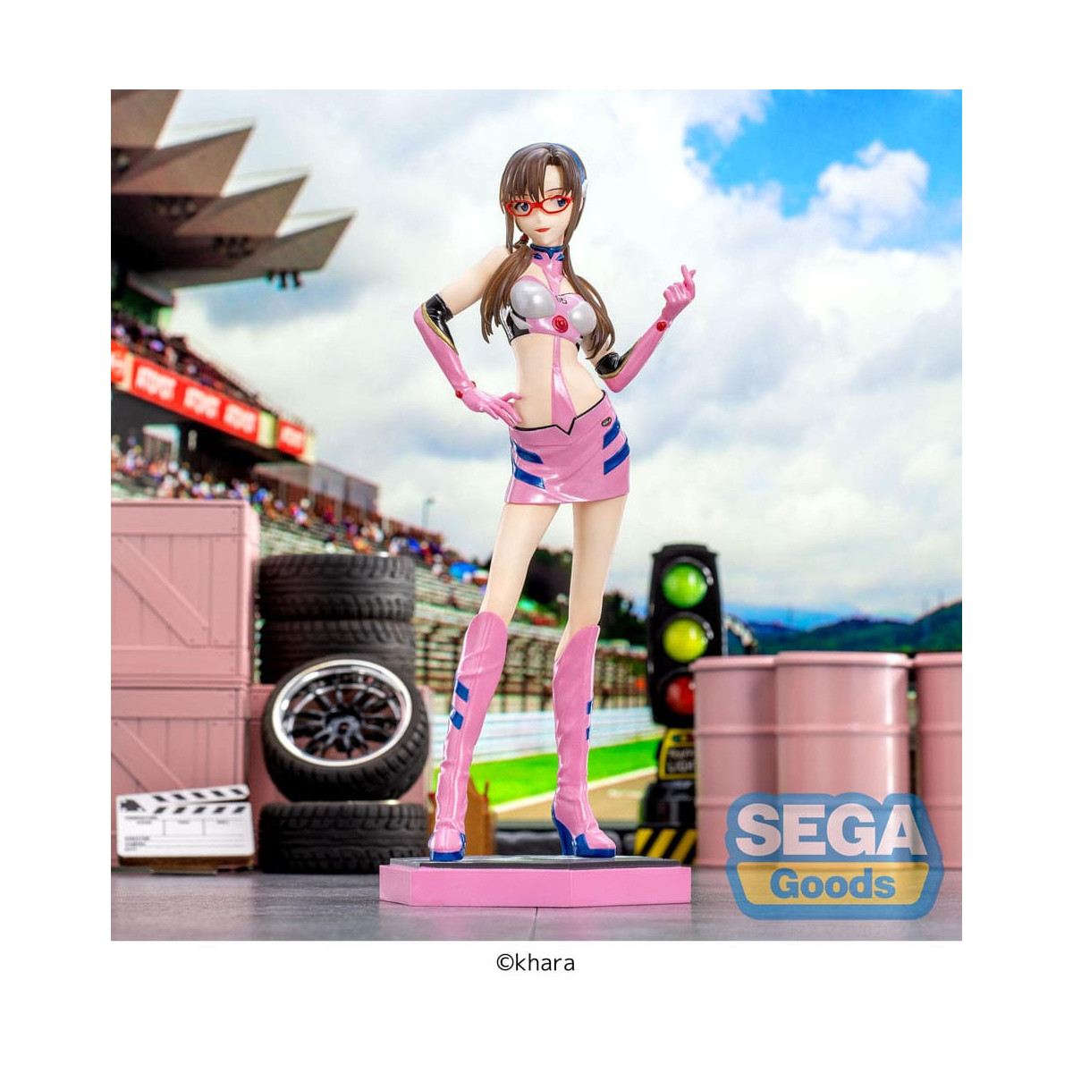 SEGA Waren Luminasta - Mari Makinami Illustrious Pit Walk - Neon Genesis Evangelion RACING