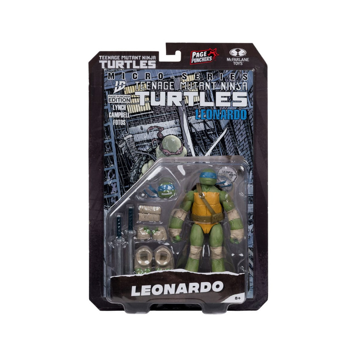 Mc Farlane TMNT - Page Punchers - Leonardo - Teenage Mutant Ninja Turtles
