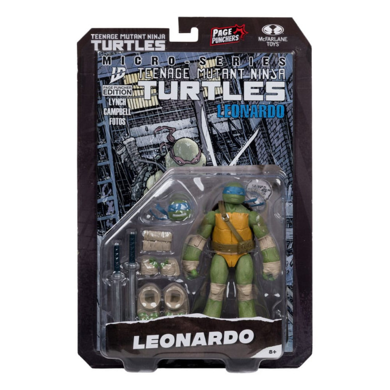 Mc Farlane TMNT - Page Punchers - Leonardo - Teenage Mutant Ninja Turtles