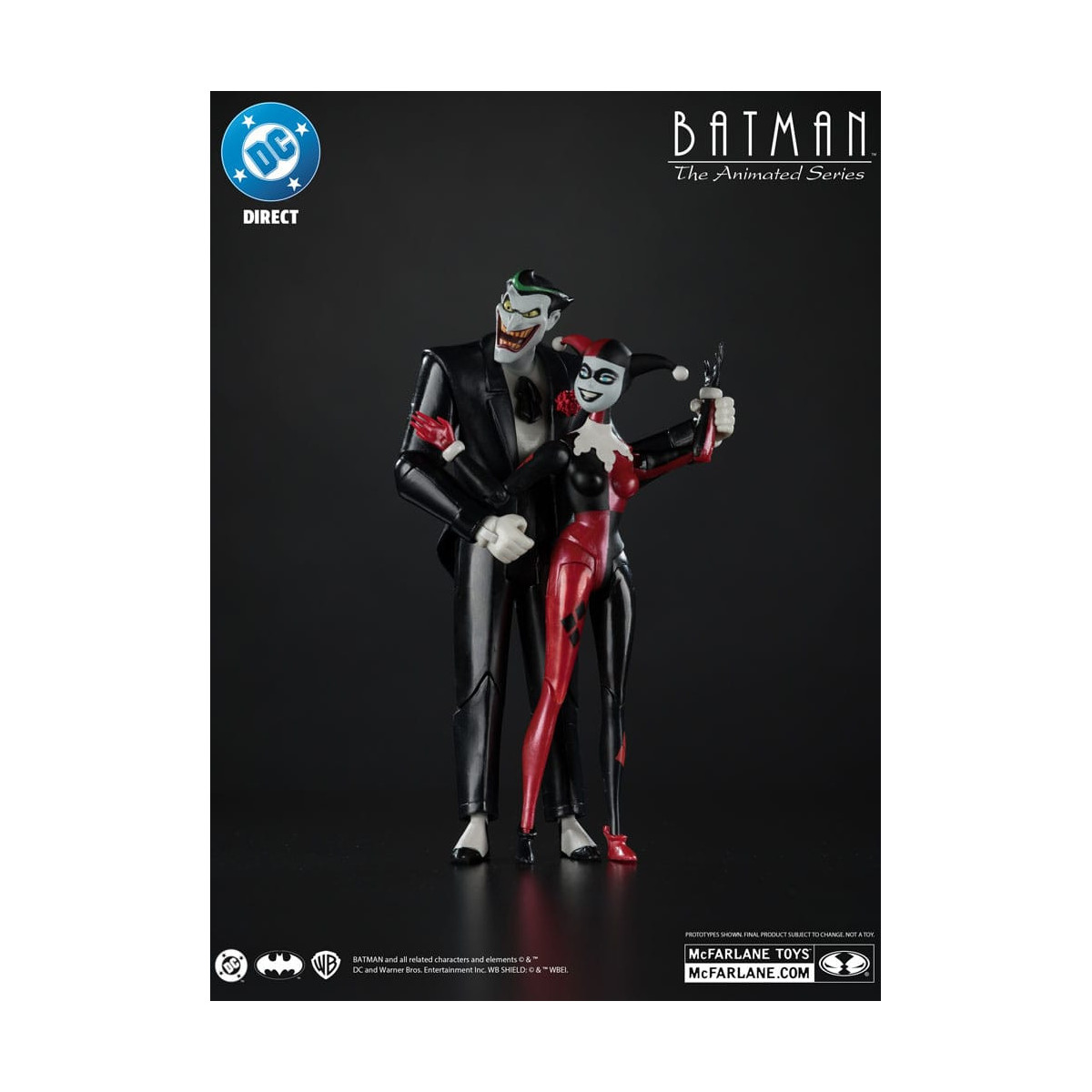 Mc Farlane DC Direct - Harley Quinn & The Joker (Mad Love) (Gold Label) - Batman: The Animated Series 1992