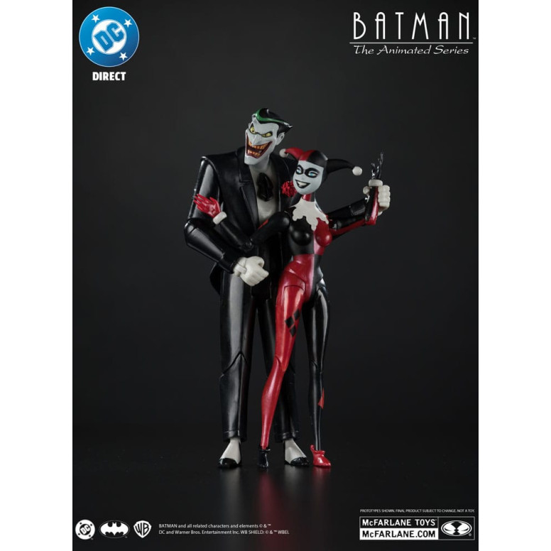 Mc Farlane DC Direct - Harley Quinn & The Joker (Mad Love) (Gold Label) - Batman: The Animated Series 1992