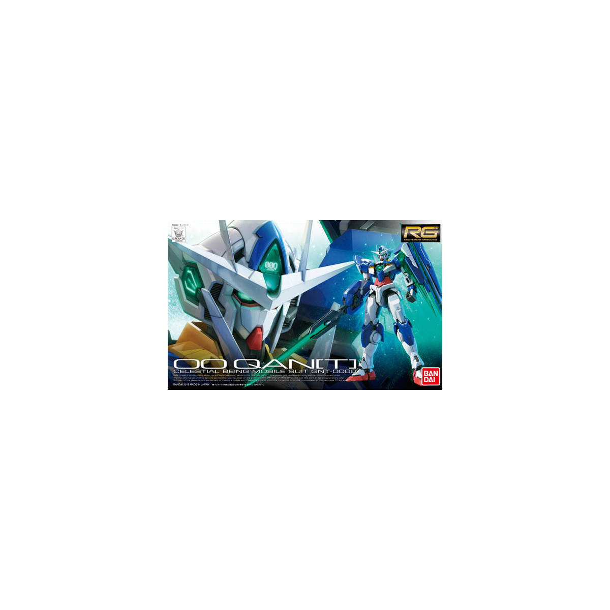 Bandai - Gunpla - Gundam 1/144 RG - GNT-0000 00QAN (T) - Mobile Suit Gundam 00: A Wakening of the Trailblazer