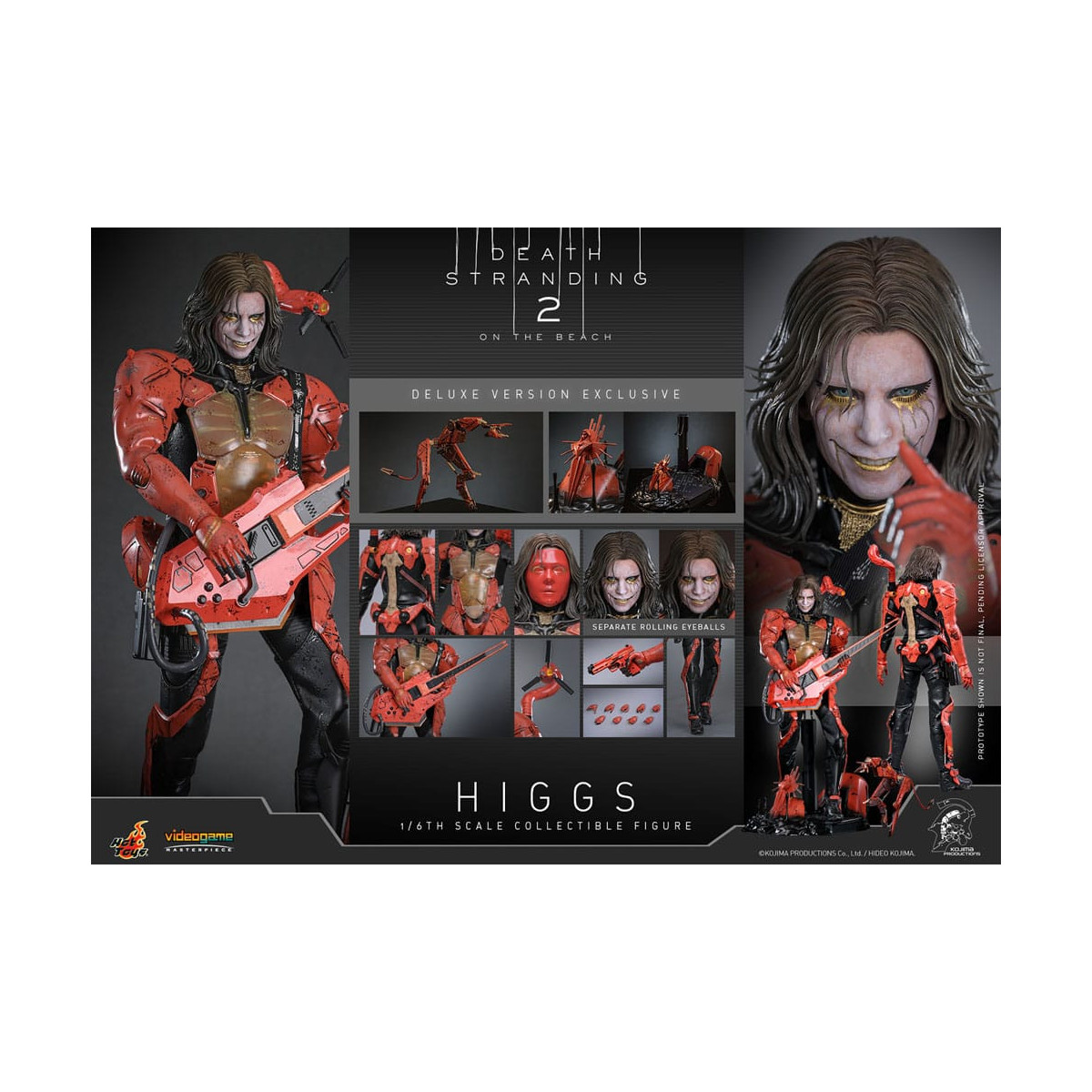 Hot Toys - Death Stranding 2: On the Beach VGM 1/6 - HIGGS Deluxe Version