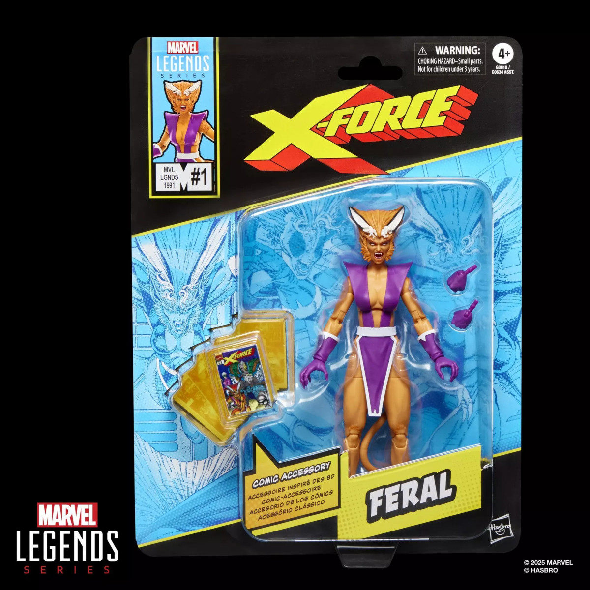 Marvel Legends Serie - Feral - X-Force Mini Comics Welle 2
