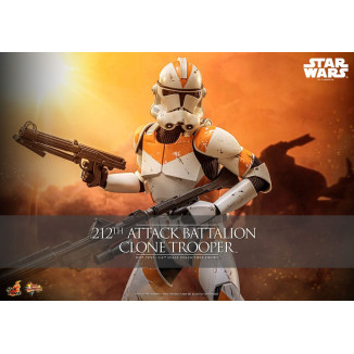 Hot Toys Star Wars - 104th Battalion Wolfpack Clone Trooper Deluxe Version - The Clone Wars 1/6 Figurine