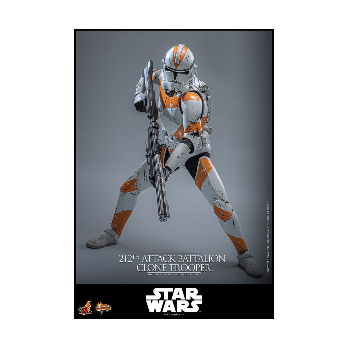 Hot Toys Star Wars - 104th Battalion Wolfpack Clone Trooper Deluxe Version - The Clone Wars 1/6 Figurine
