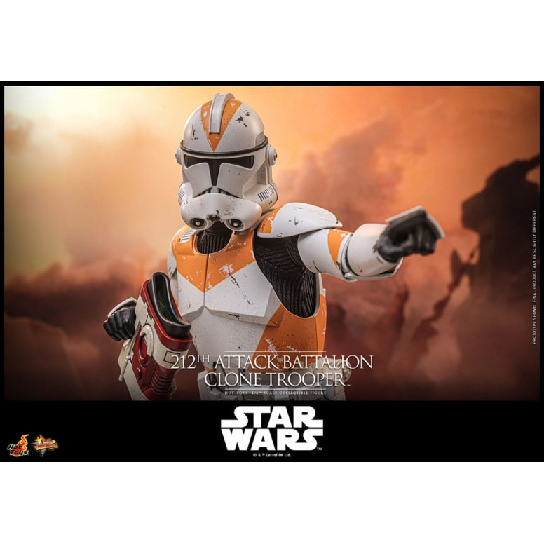 Hot Toys Star Wars - 104th Battalion Wolfpack Clone Trooper Deluxe Version - The Clone Wars 1/6 Figurine
