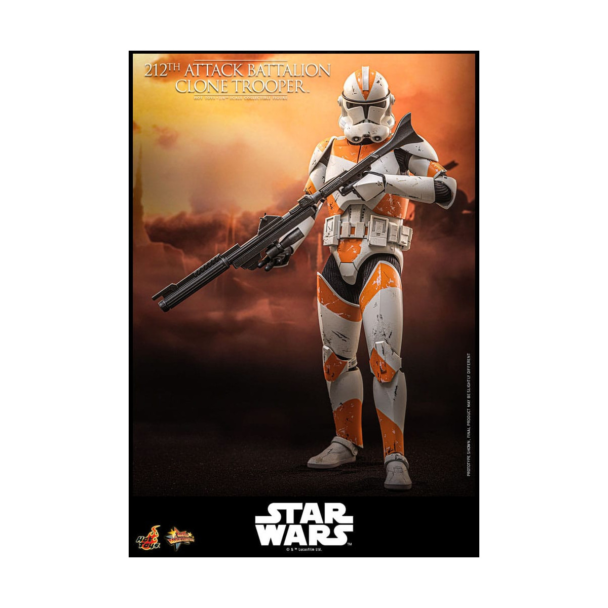 Hot Toys Star Wars - 212th Attack Battalion Clone Trooper Deluxe Version - The Clone Wars 1/6