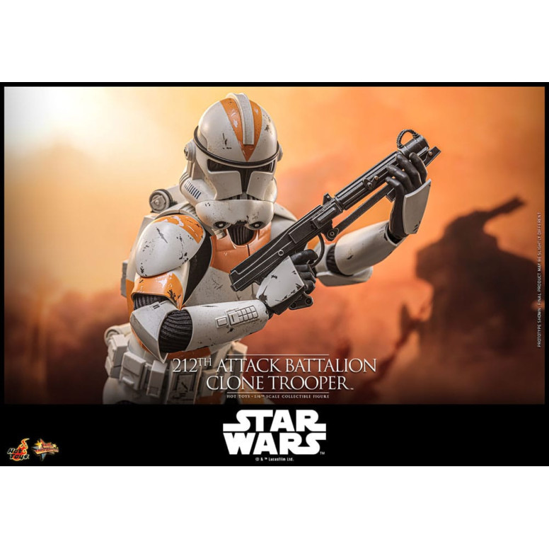 Hot Toys Star Wars - 212th Attack Battalion Clone Trooper Deluxe Version - The Clone Wars 1/6