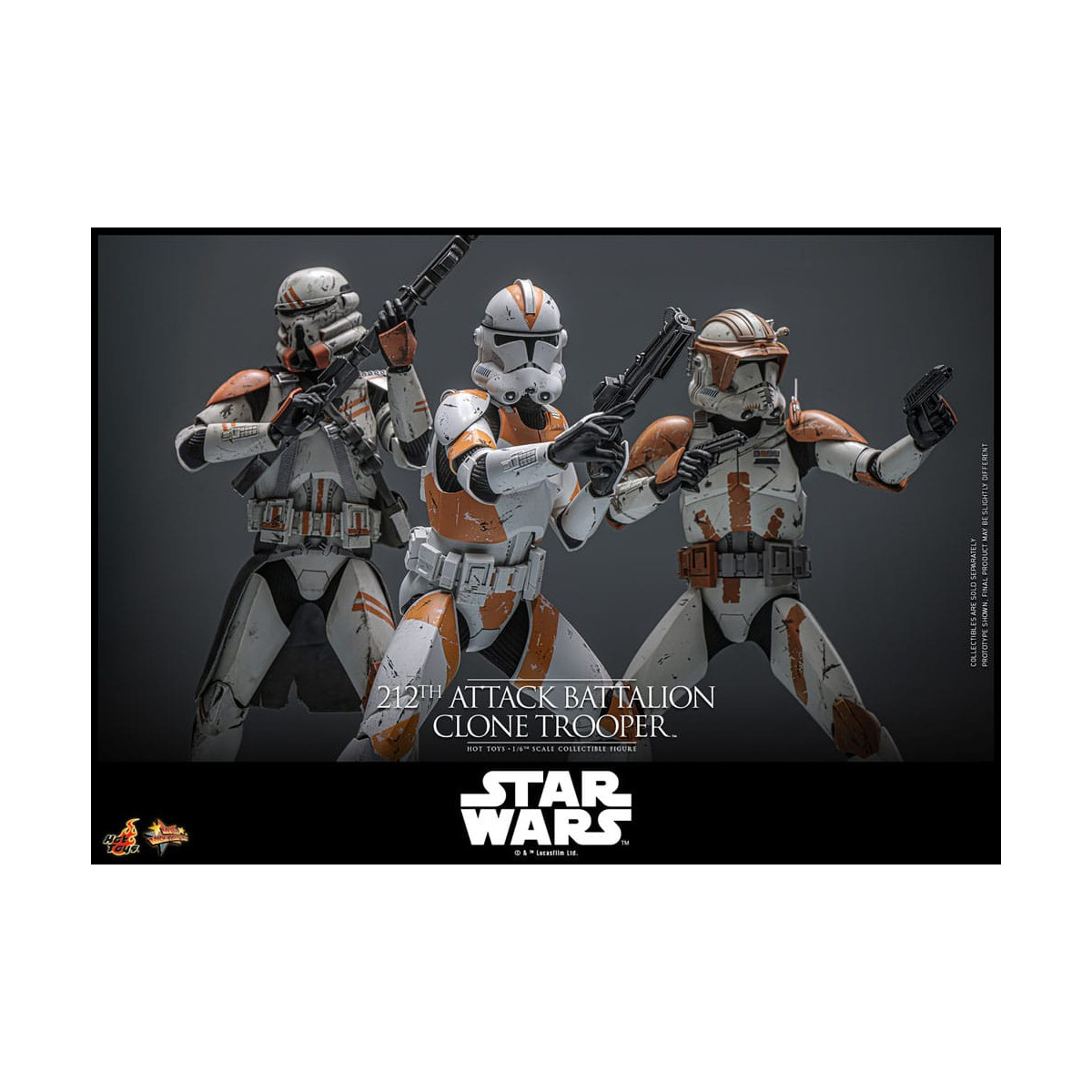 Hot Toys Star Wars - 212th Attack Battalion Clone Trooper Deluxe Version - The Clone Wars 1/6