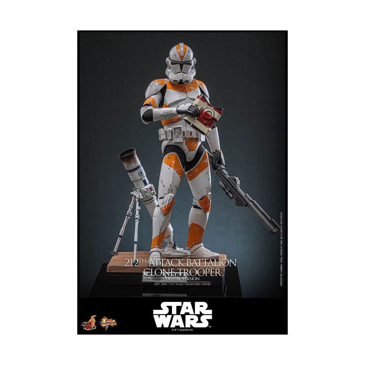 Hot Toys Star Wars - 212th Attack Battalion Clone Trooper Deluxe Version - The Clone Wars 1/6