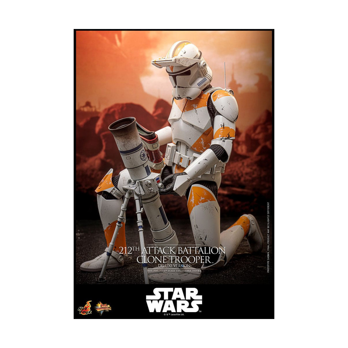 Hot Toys Star Wars - 212th Attack Battalion Clone Trooper Deluxe Version - The Clone Wars 1/6