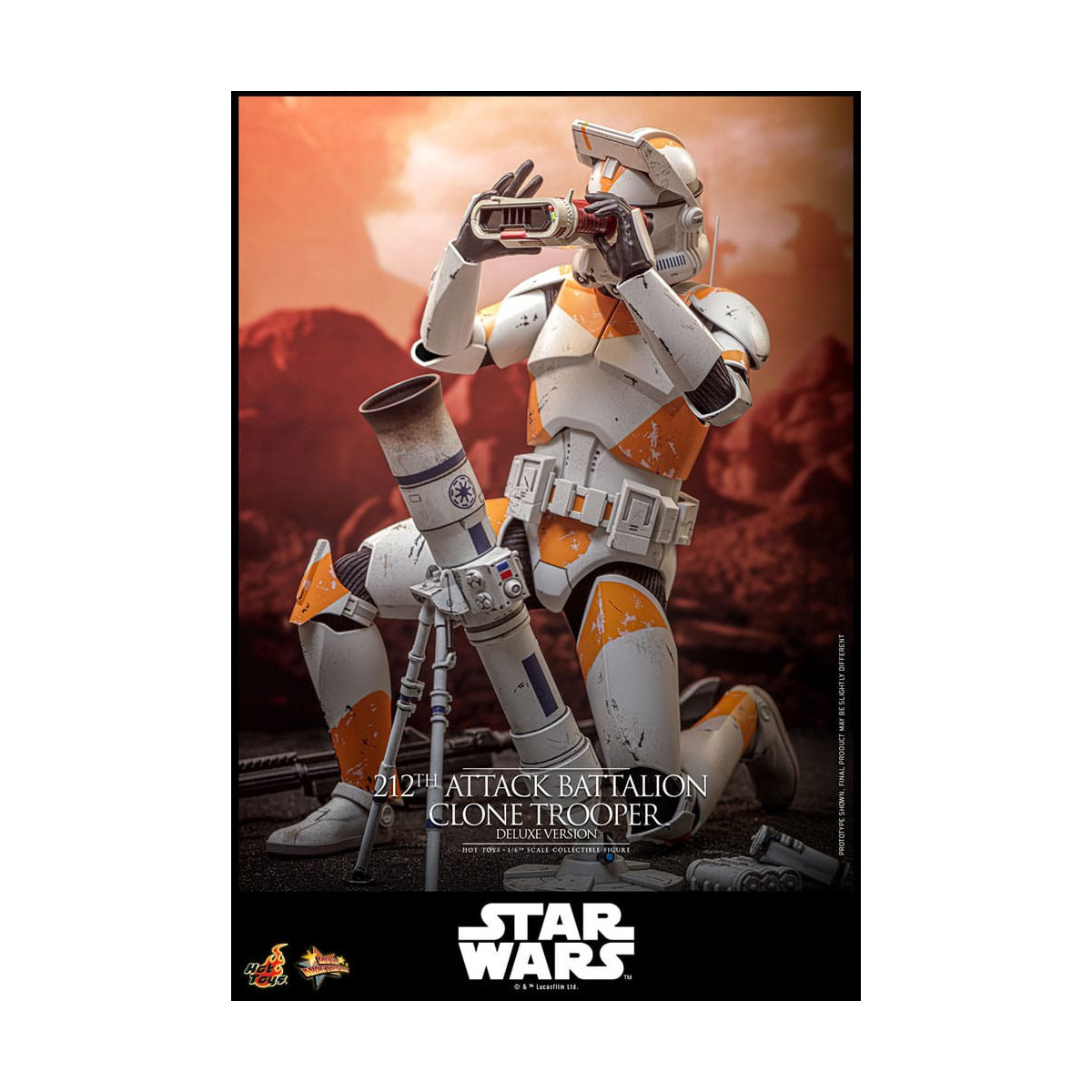 Hot Toys Star Wars - 212th Attack Battalion Clone Trooper Deluxe Version - The Clone Wars 1/6