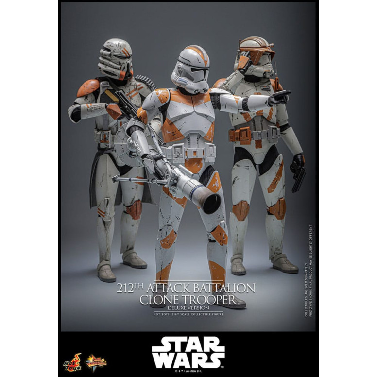 Hot Toys Star Wars - 212th Attack Battalion Clone Trooper Deluxe Version - The Clone Wars 1/6