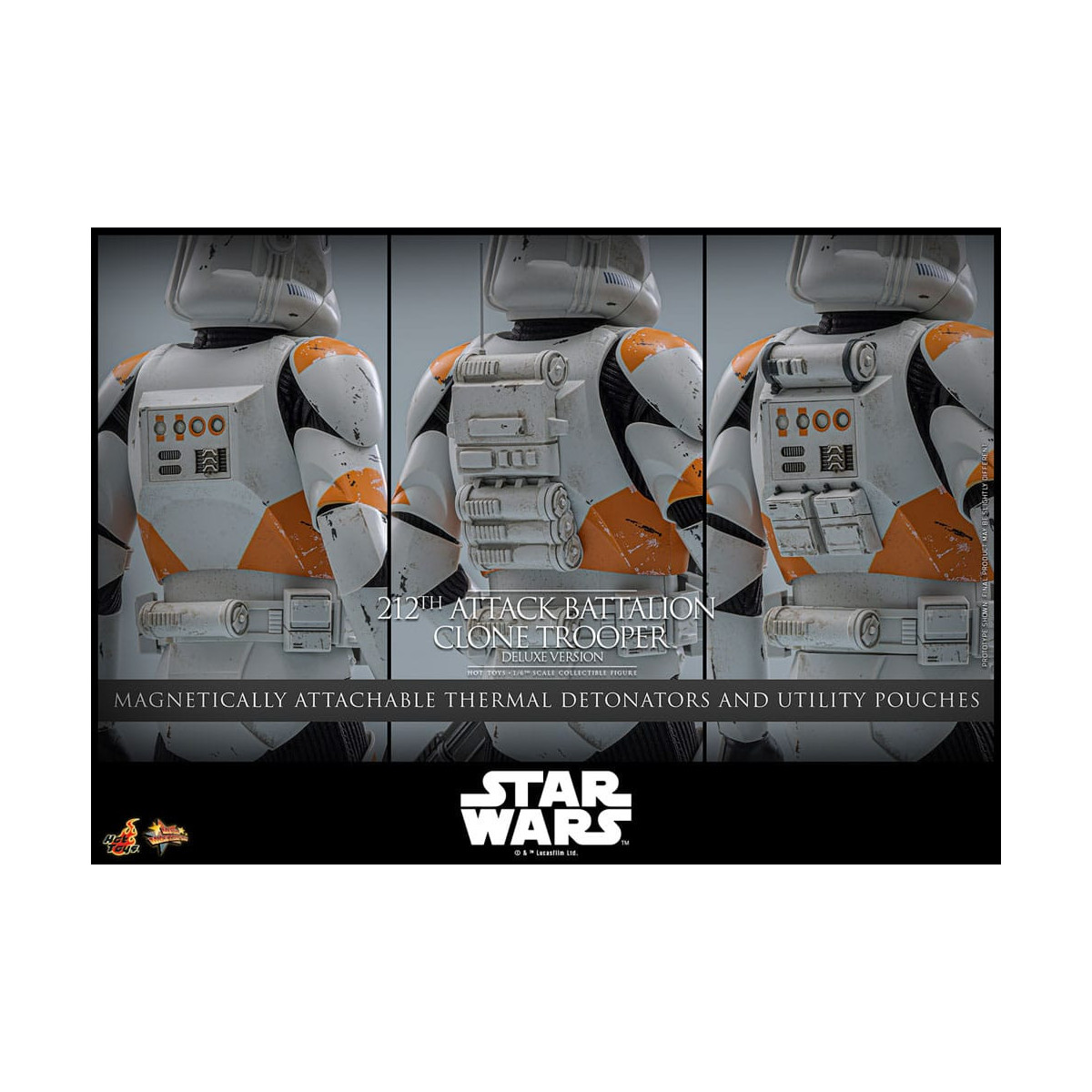 Hot Toys Star Wars - 212th Attack Battalion Clone Trooper Deluxe Version - The Clone Wars 1/6