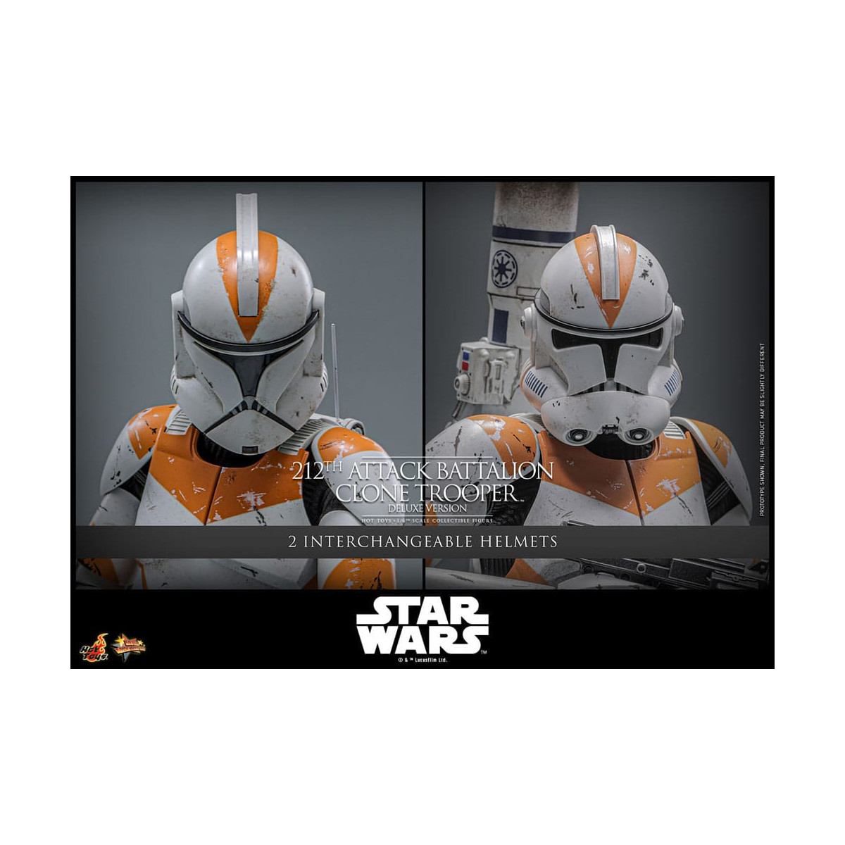 Hot Toys Star Wars - 212th Attack Battalion Clone Trooper Deluxe Version - The Clone Wars 1/6