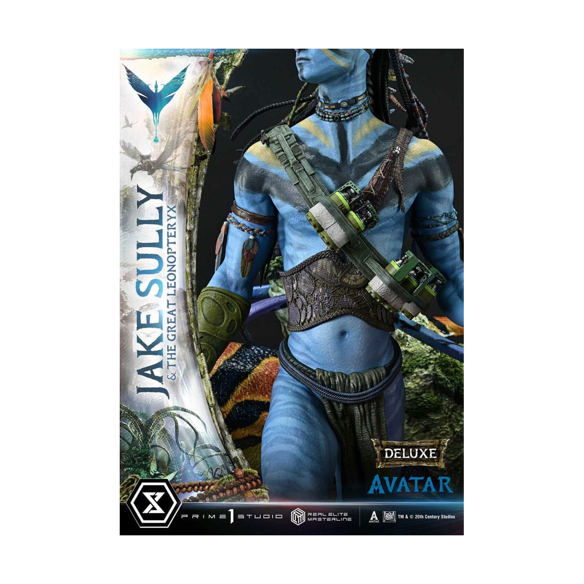 Prime 1 Studio Avatar - Jake Sully & Der große Leonopteryx Deluxe Version 1/4