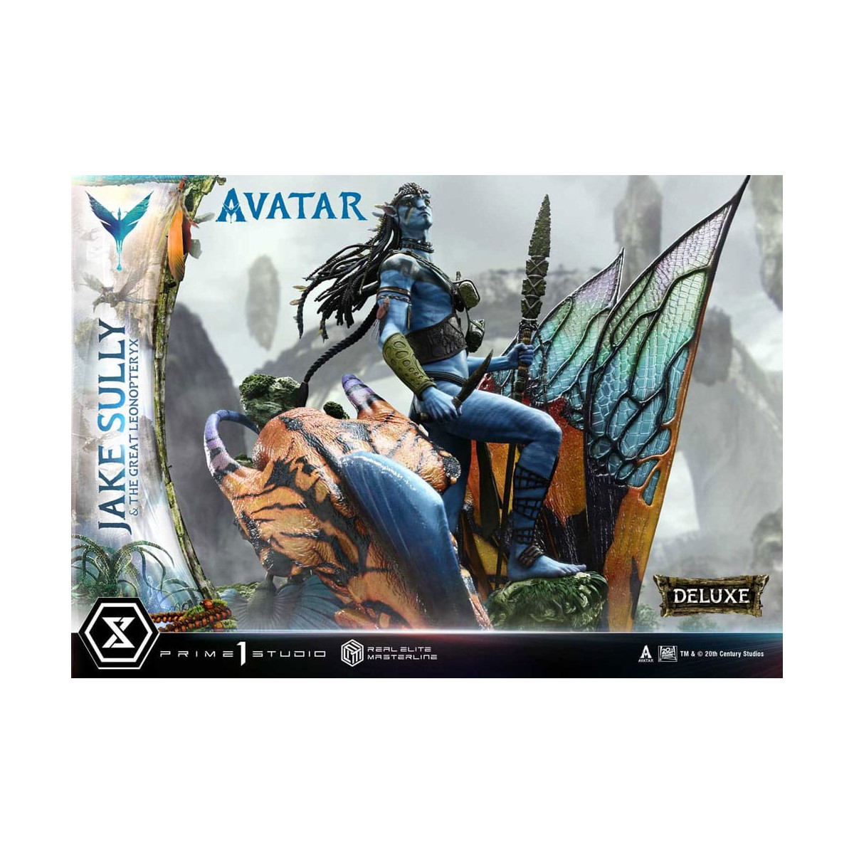 Prime 1 Studio Avatar - Jake Sully & Der große Leonopteryx Deluxe Version 1/4