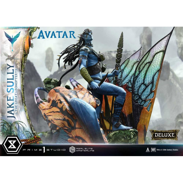 Prime 1 Studio Avatar - Jake Sully & Der große Leonopteryx Deluxe Version 1/4