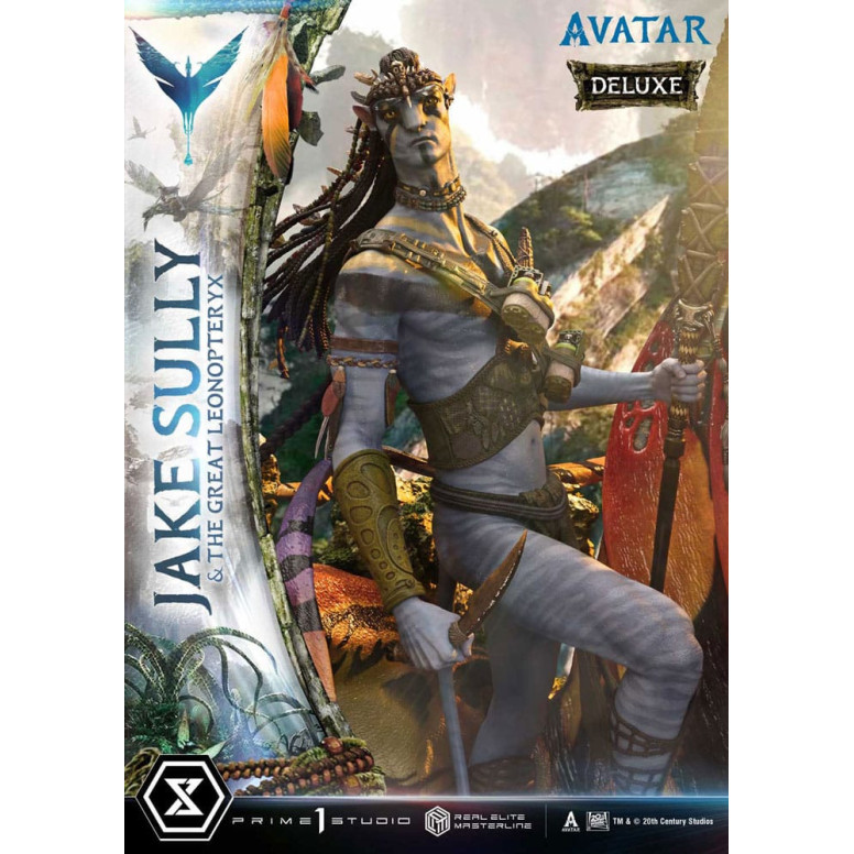 Prime 1 Studio Avatar - Jake Sully & Der große Leonopteryx Deluxe Version 1/4