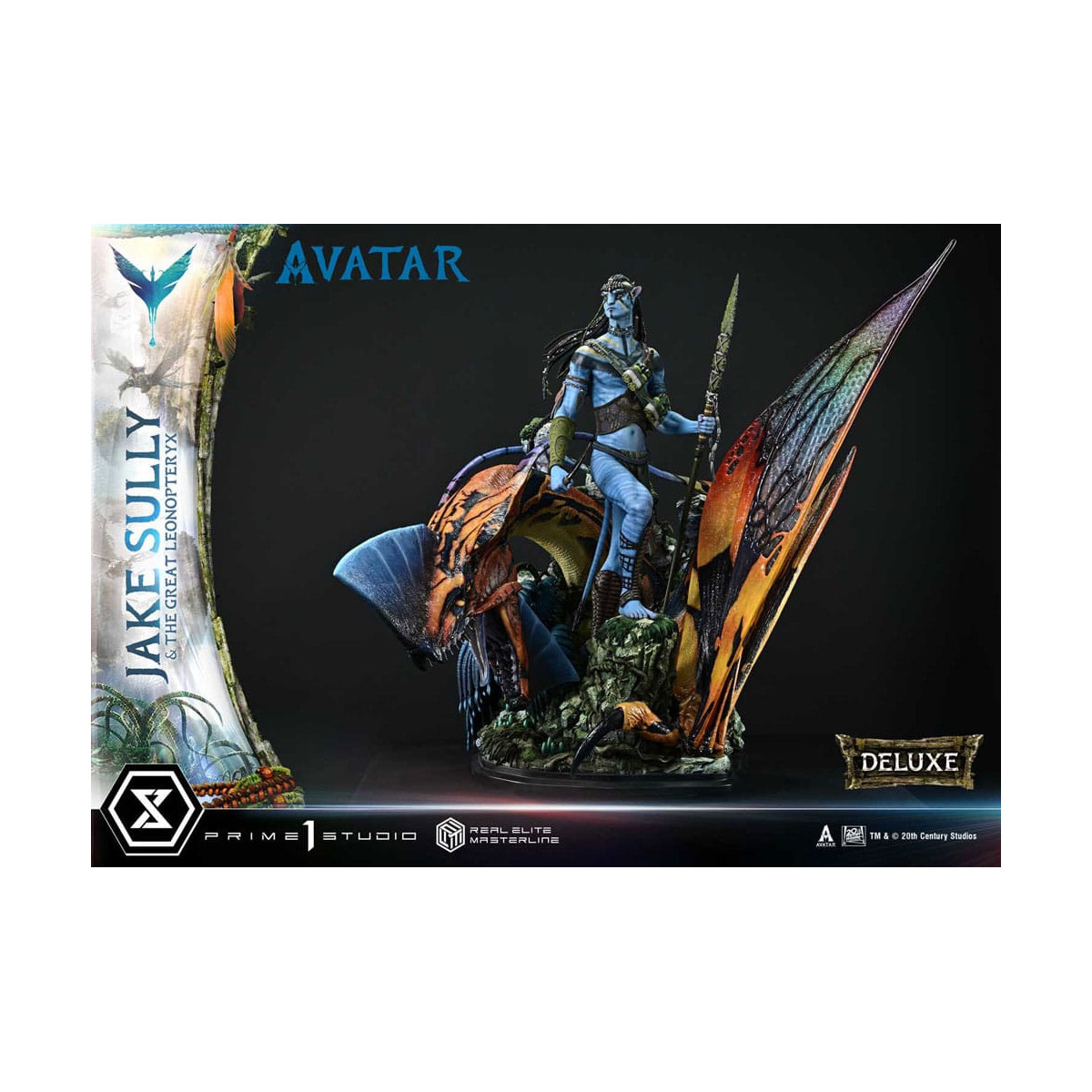 Prime 1 Studio Avatar - Jake Sully & Der große Leonopteryx Deluxe Version 1/4