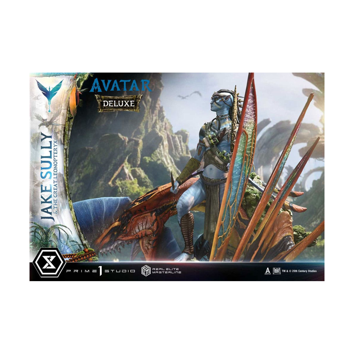 Prime 1 Studio Avatar - Jake Sully & Der große Leonopteryx Deluxe Version 1/4