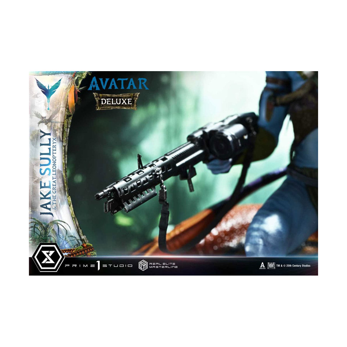 Prime 1 Studio Avatar - Jake Sully & Der große Leonopteryx Deluxe Version 1/4