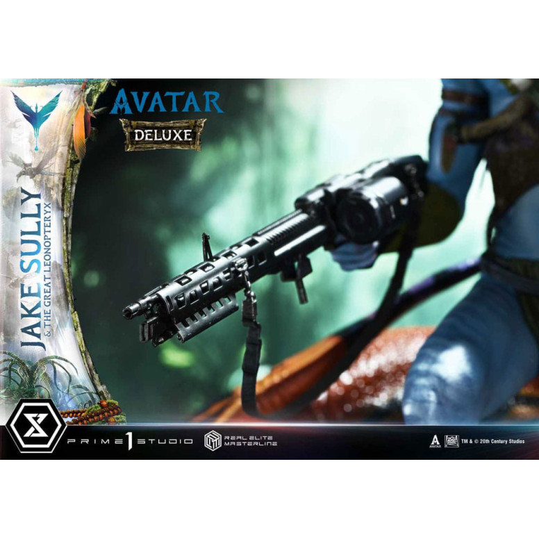 Prime 1 Studio Avatar - Jake Sully & Der große Leonopteryx Deluxe Version 1/4