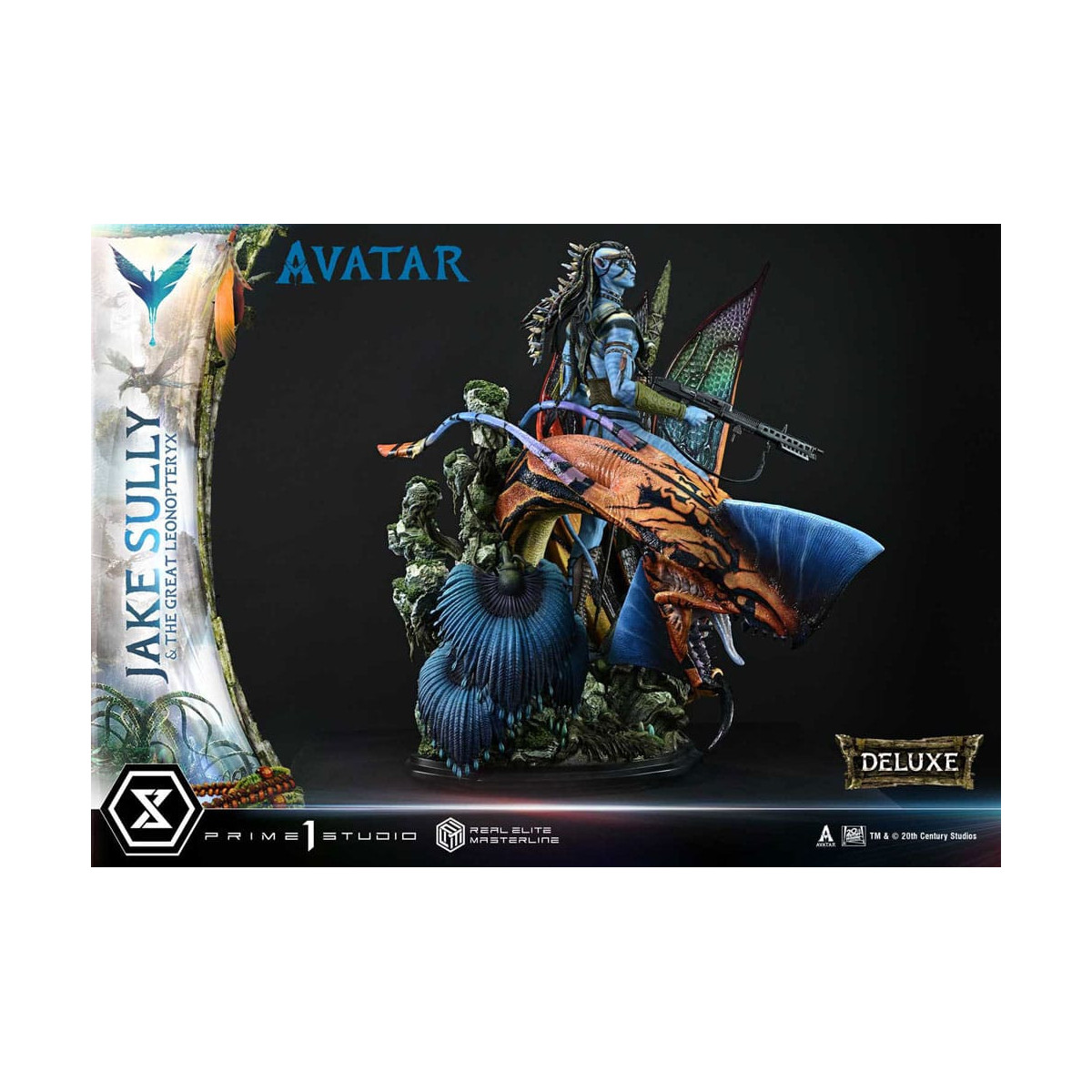 Prime 1 Studio Avatar - Jake Sully & Der große Leonopteryx Deluxe Version 1/4