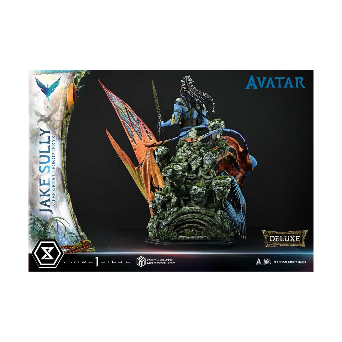 Prime 1 Studio Avatar - Jake Sully & Der große Leonopteryx Deluxe Version 1/4