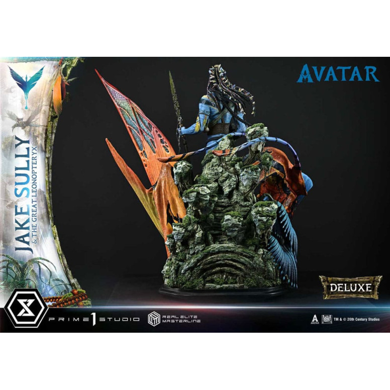 Prime 1 Studio Avatar - Jake Sully & Der große Leonopteryx Deluxe Version 1/4