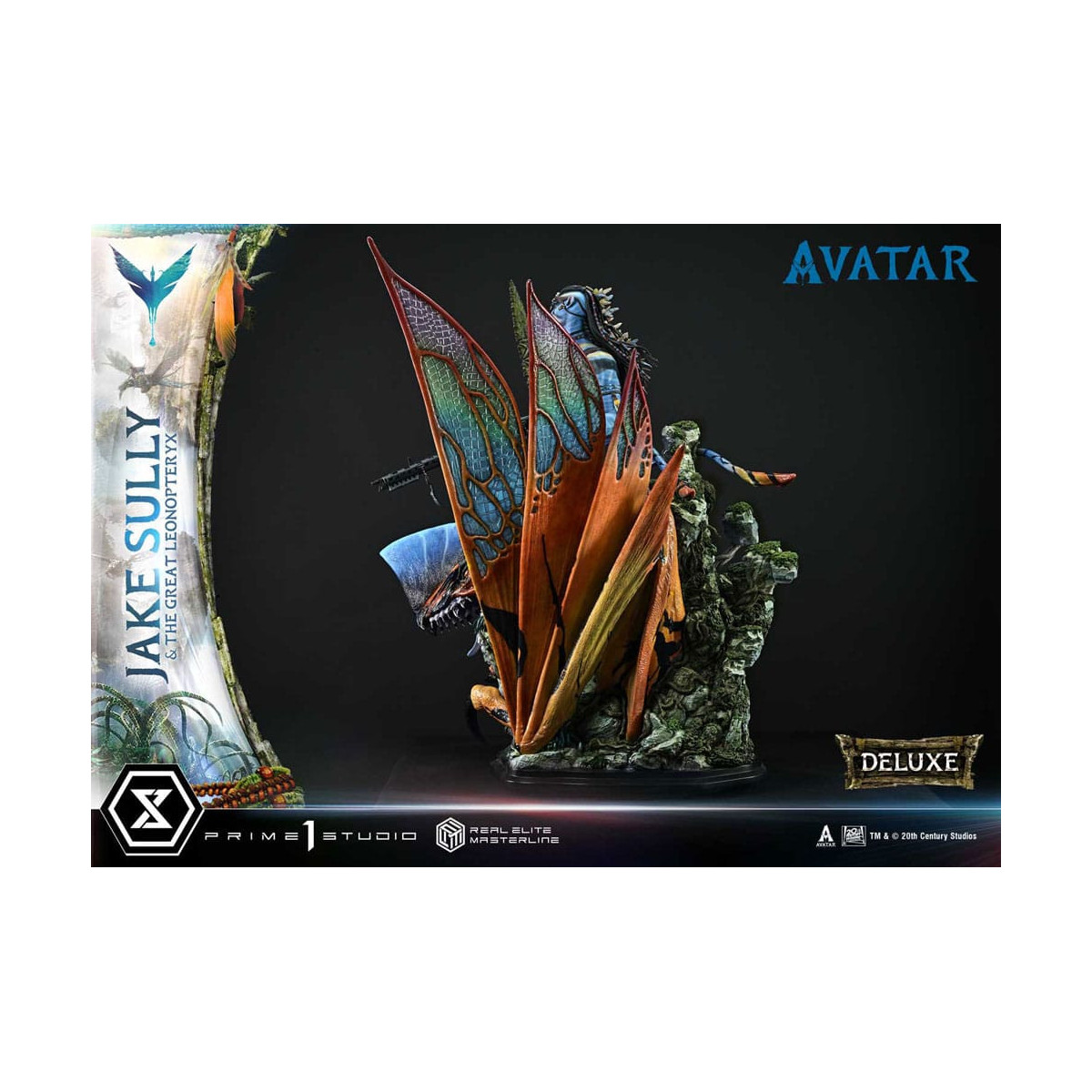 Prime 1 Studio Avatar - Jake Sully & Der große Leonopteryx Deluxe Version 1/4