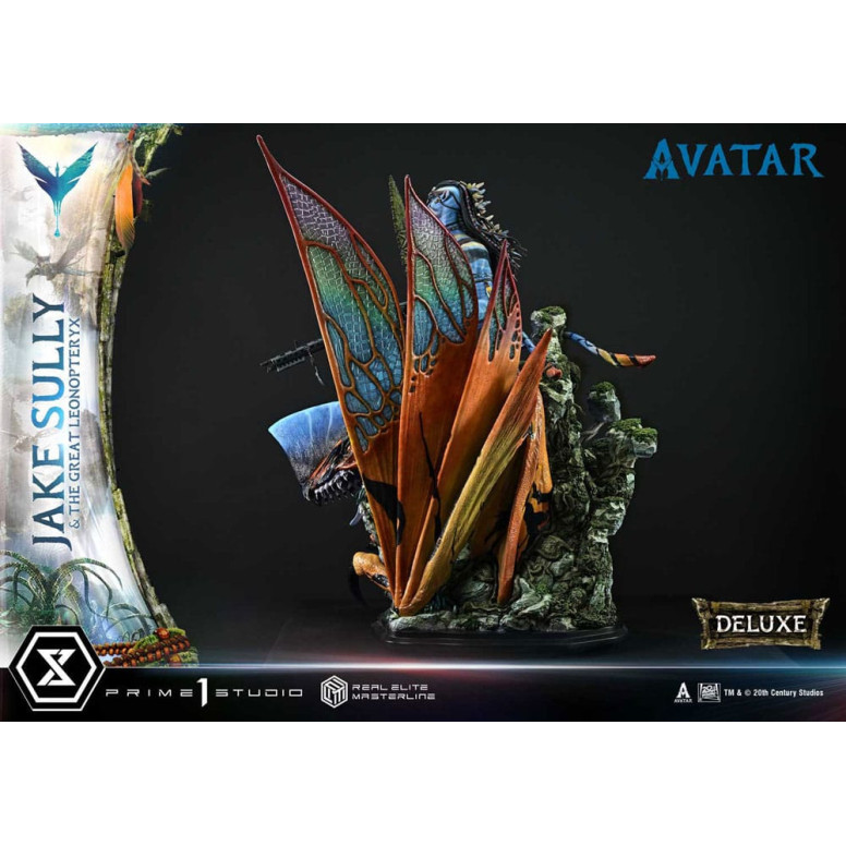 Prime 1 Studio Avatar - Jake Sully & Der große Leonopteryx Deluxe Version 1/4