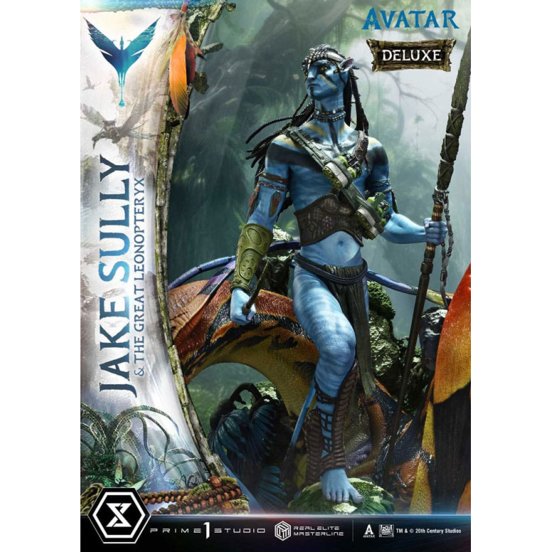 Prime 1 Studio Avatar - Jake Sully & Der große Leonopteryx Deluxe Version 1/4