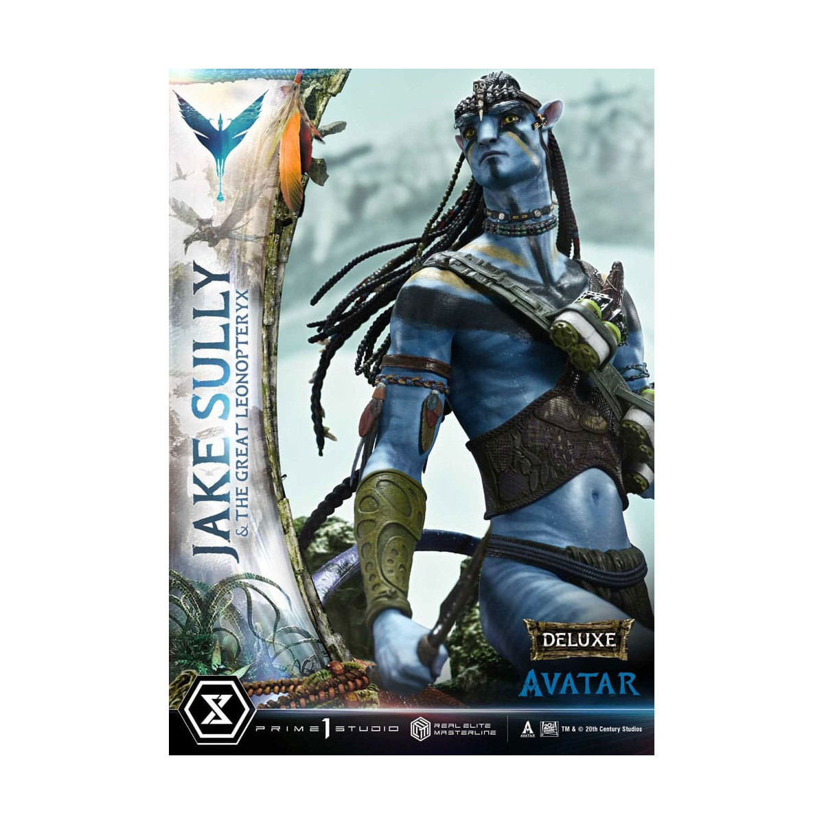 Prime 1 Studio Avatar - Jake Sully & Der große Leonopteryx Deluxe Version 1/4